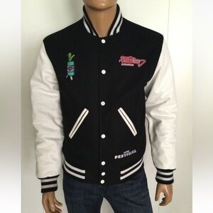 Hatsune Miku X Fortnite Festival Unisex Stadium Jacket Size S
